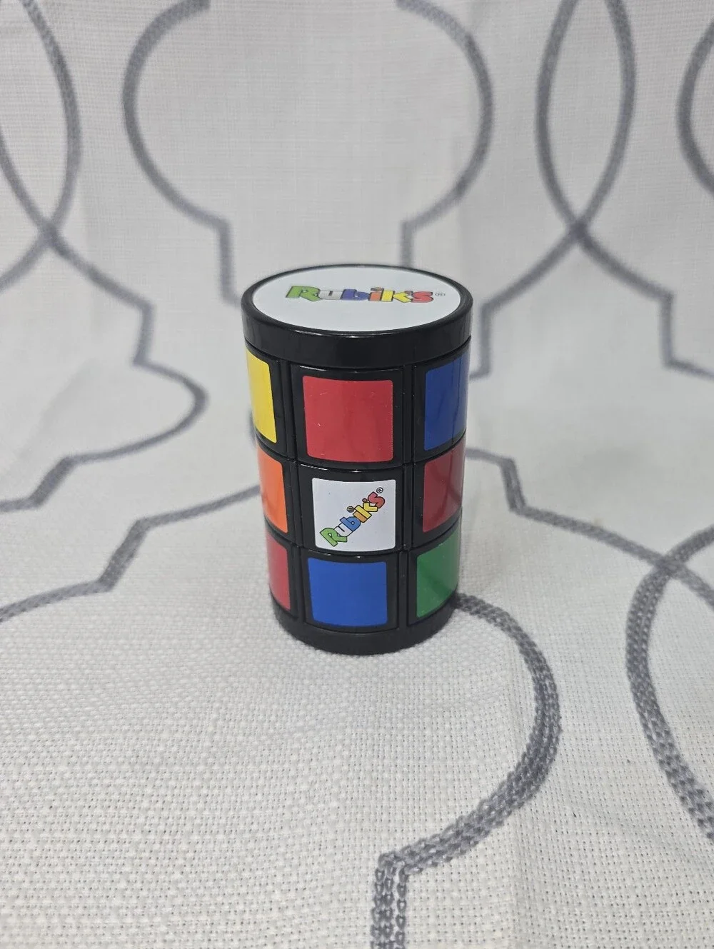 McDonalds Rubik's Cube Cylinder Puzzle Toy From Happy Meal 2020 Rare